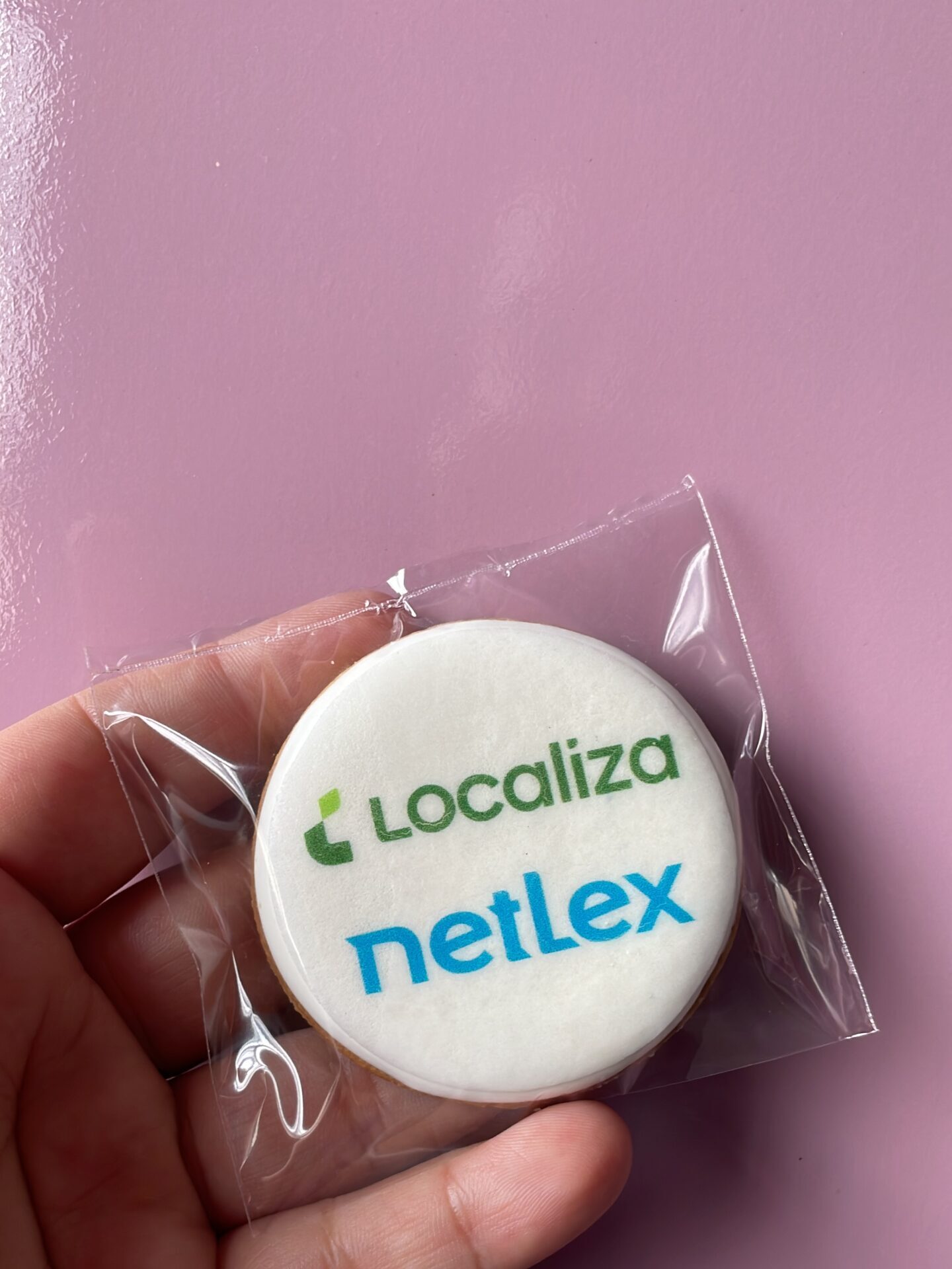 Biscoito com Logo comestível