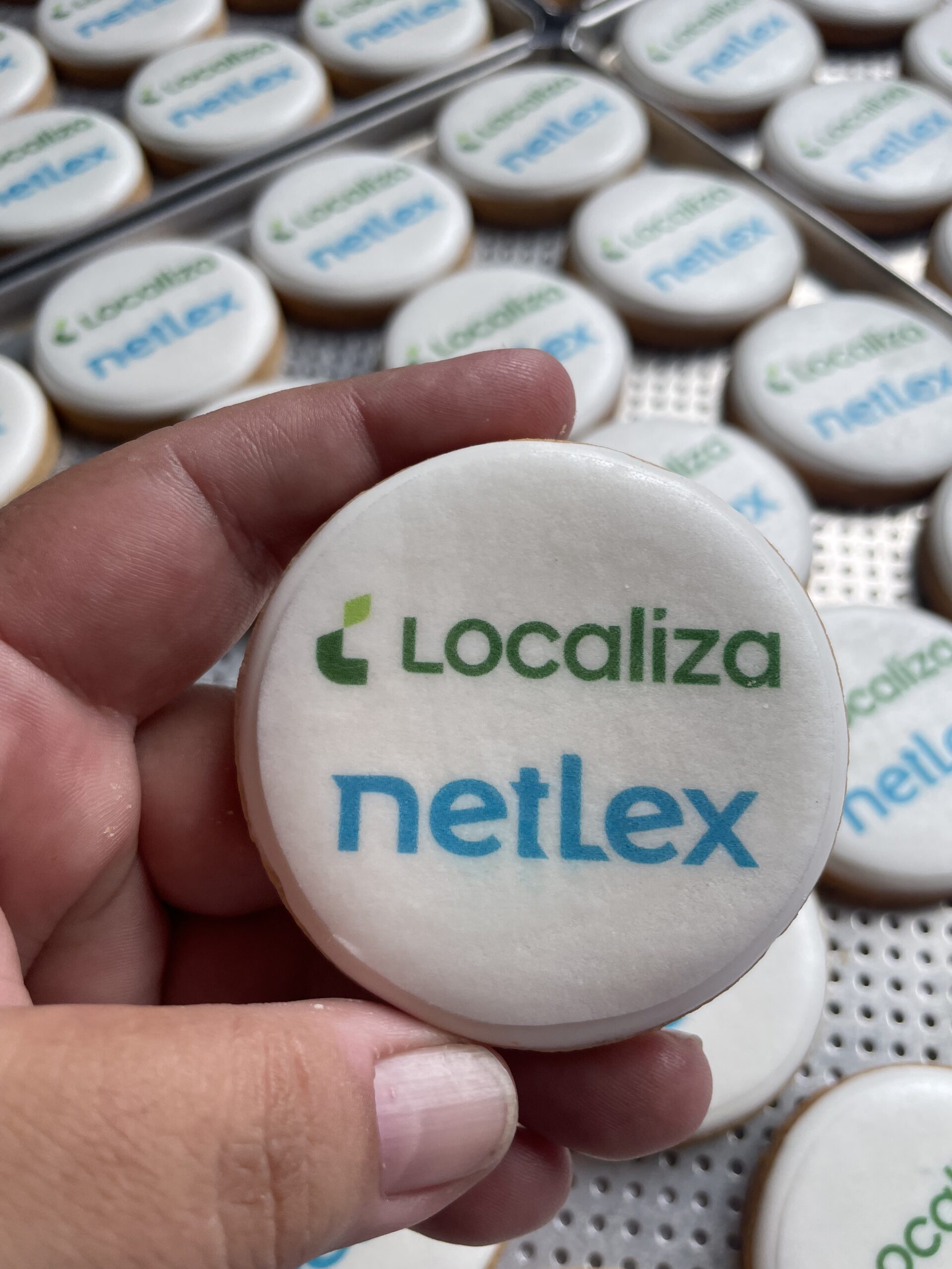 Biscoito com Logo comestível